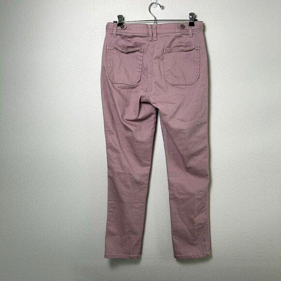 Democracy Jeans Womens Size 4 Pink Ab Technology Straight Skinny Mid Rise Denim - Picture 3 of 14